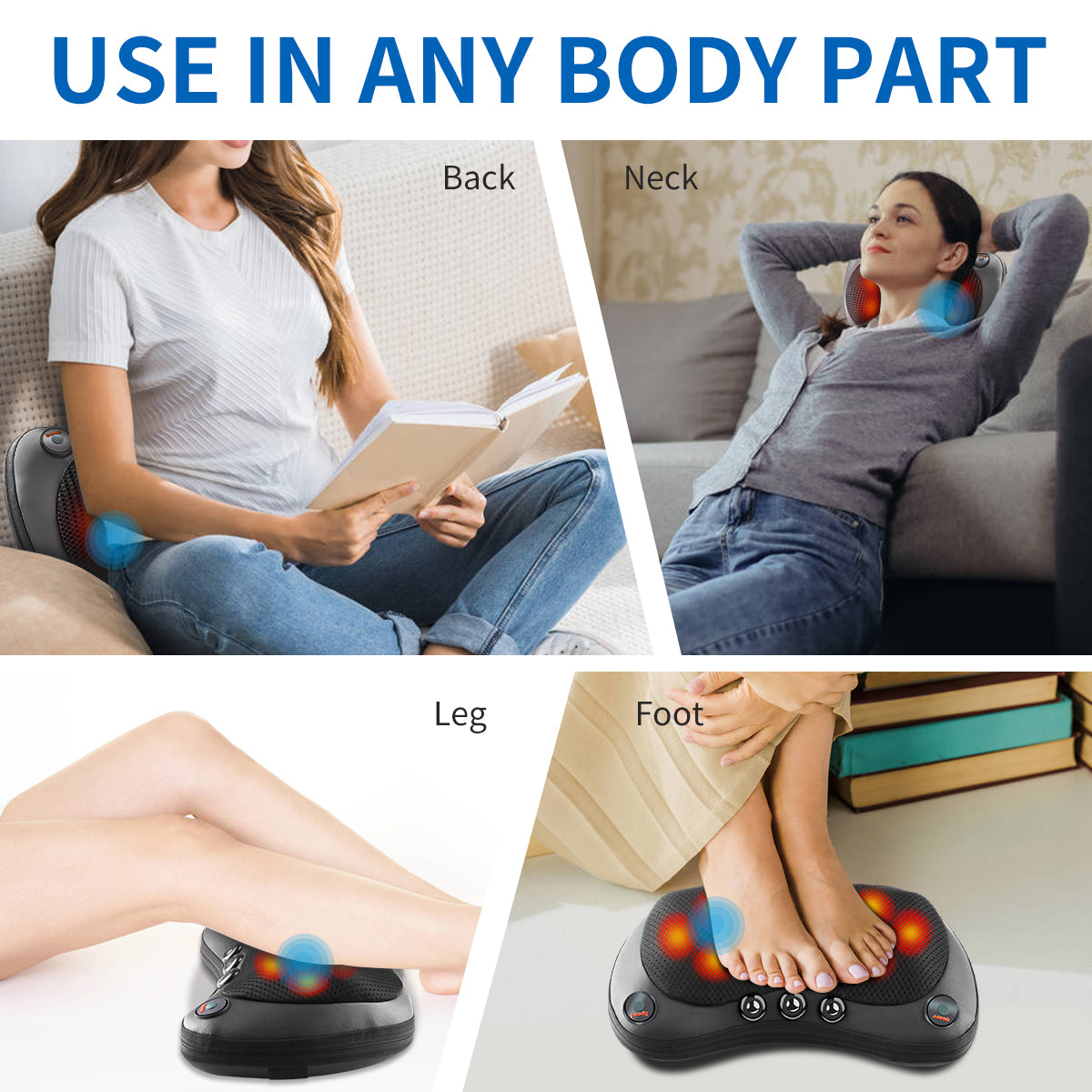 جهاز تدليك الجسم والرقبة على شكل فراشة Butterfly Neck and Body Massager